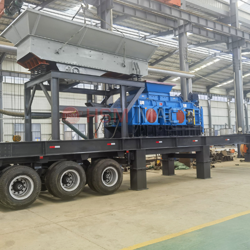 時產(chǎn)100噸移動制砂機